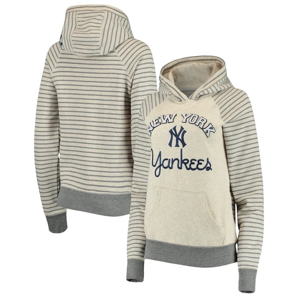 New York Yankees Women's Striped Hoodie